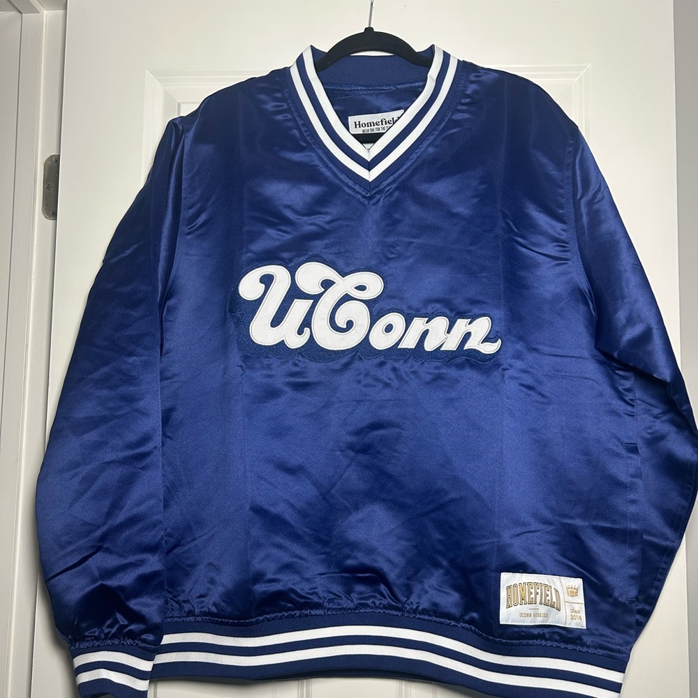 BRAND NEW UCONN Blue Bomber Pullover